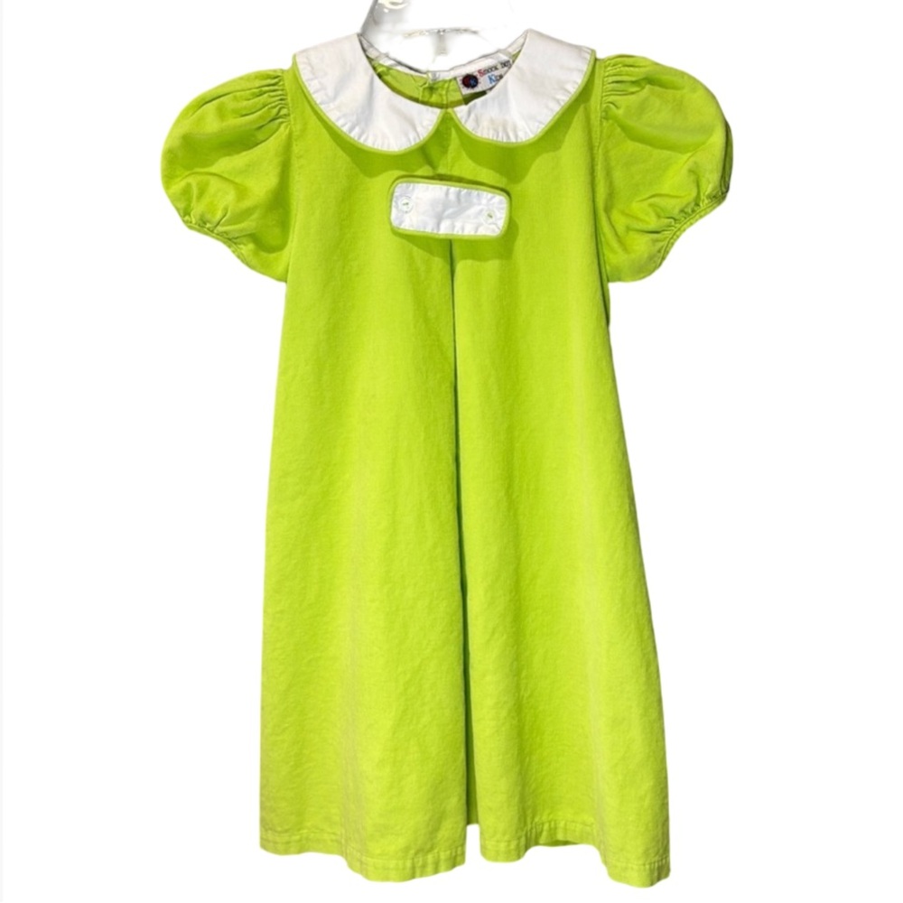 Smockadot Kids Corduroy A Line Tab Dress Girls 6